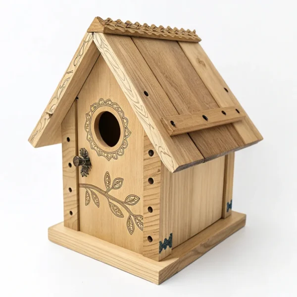 Birds Fanatic Wooden Bird House