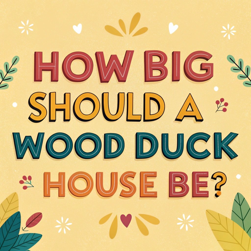 How Big Should a Wood Duck House Be? -Dimensions, Specifications, and Essential Tips for Success 4 How Big Should a Wood Duck House Be? -Dimensions, Specifications, and Essential Tips for Success