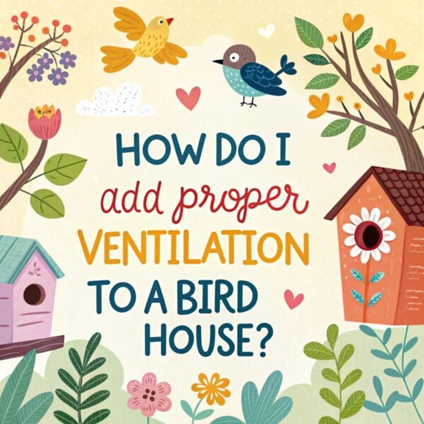 Image showcasing How do I add proper ventilation to a bird house? - A Comprehensive Guide