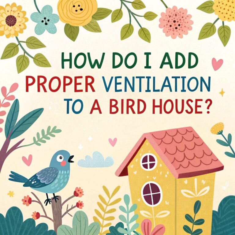 How do I add proper ventilation to a bird house? – A Comprehensive Guide