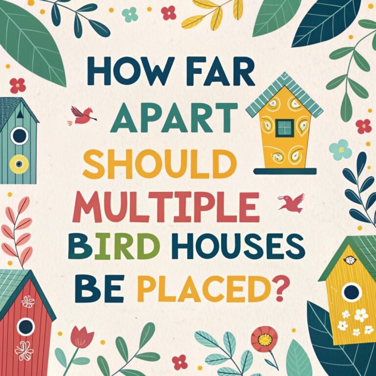 How Far Apart Should Multiple Bird Houses Be Placed? – A Comprehensive Guide to Creating a Harmonious Avian Habitat