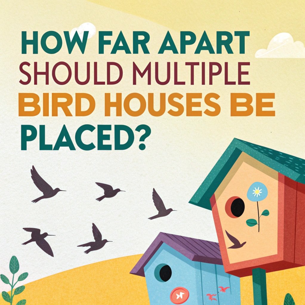 How Far Apart Should Multiple Bird Houses Be Placed? - A Comprehensive Guide to Creating a Harmonious Avian Habitat 4 How Far Apart Should Multiple Bird Houses Be Placed? - A Comprehensive Guide to Creating a Harmonious Avian Habitat