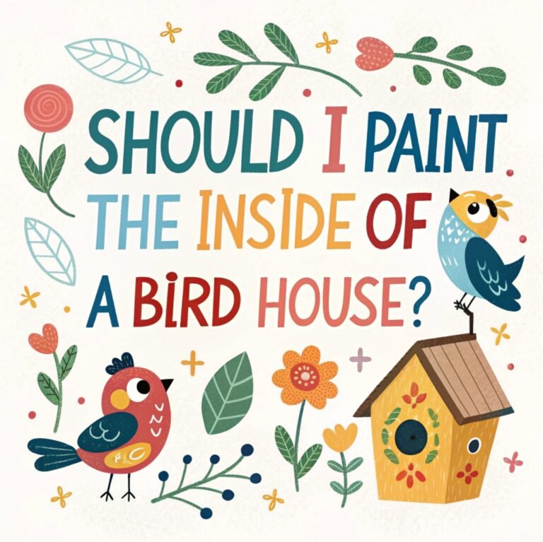 Should I Paint the Inside of a Bird House? A Comprehensive Guide to Safe and Effective Birdhouse Painting