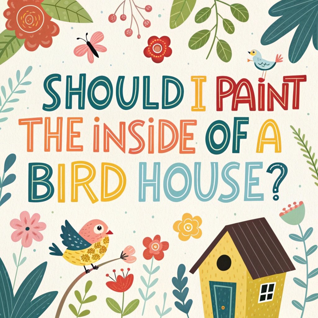 Should I Paint the Inside of a Bird House? A Comprehensive Guide to Safe and Effective Birdhouse Painting