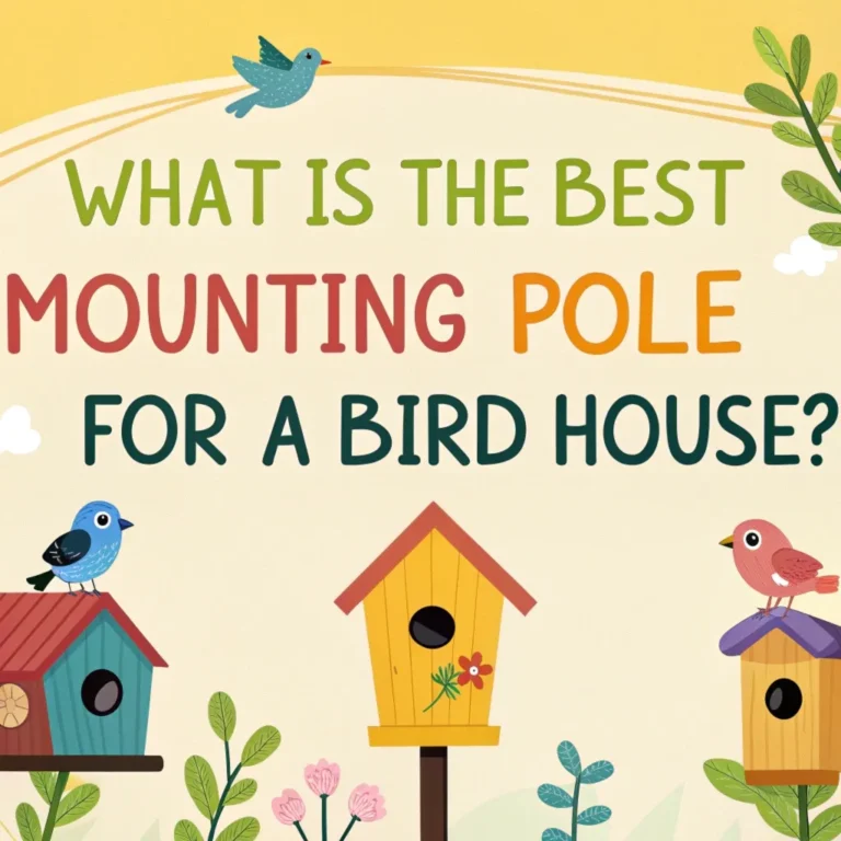 What is the best mounting pole for a bird house?