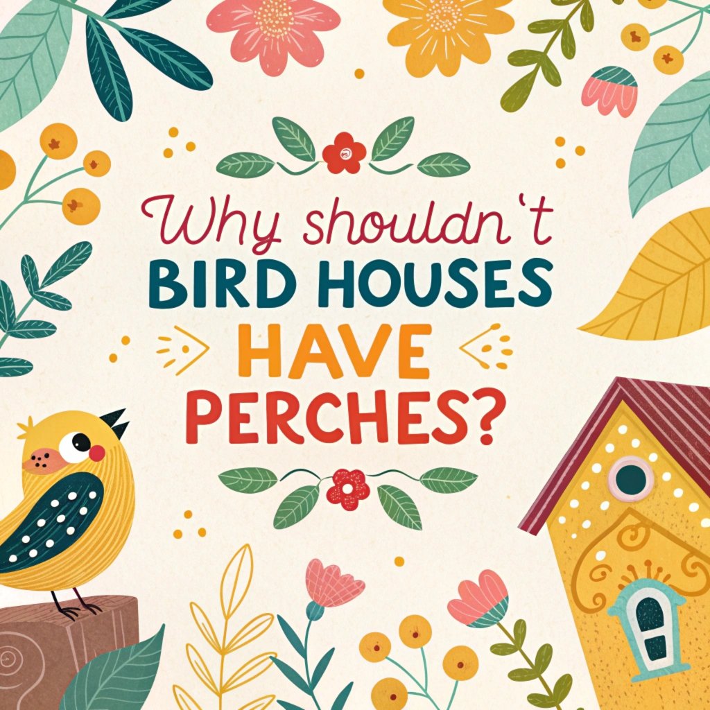 Why Shouldn't Bird Houses Have Perches? Understanding the Risks and Alternatives for Safer Avian Habitats