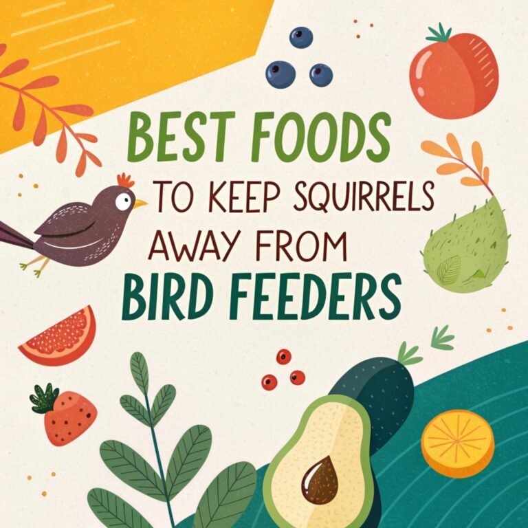 Best Foods to Keep Squirrels Away from Bird Feeders: Natural Solutions for a Peaceful Backyard