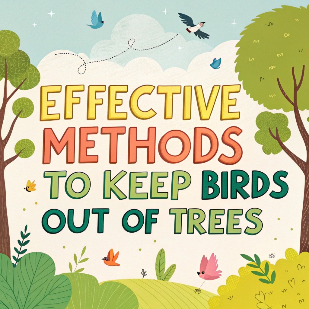 Effective Methods to Keep Birds Out of Trees: Protecting Your Garden and Fruit Trees