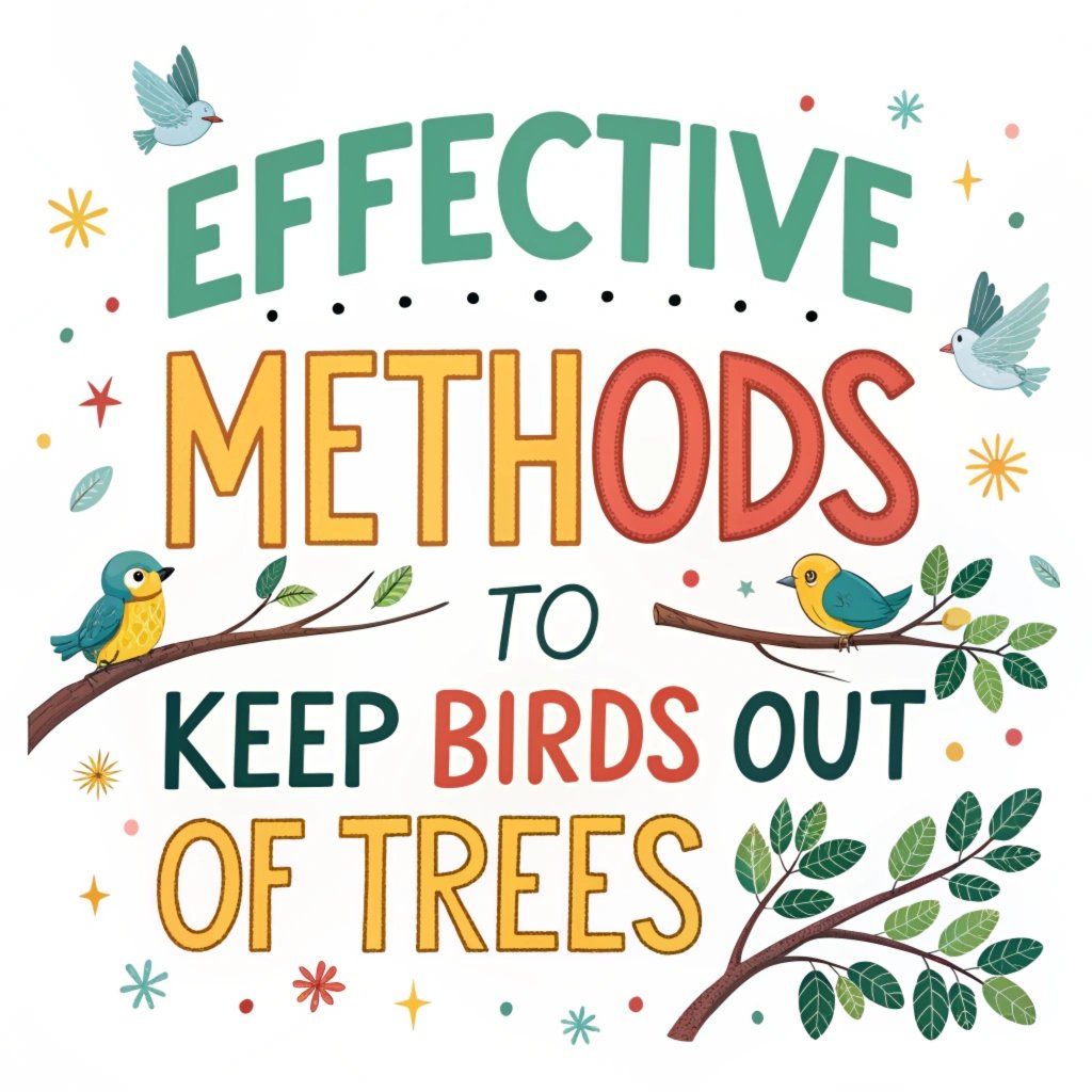 Effective Methods to Keep Birds Out of Trees: Protecting Your Garden and Fruit Trees