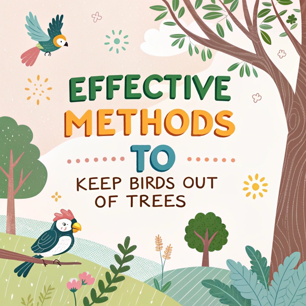 Effective Methods to Keep Birds Out of Trees: Protecting Your Garden and Fruit Trees