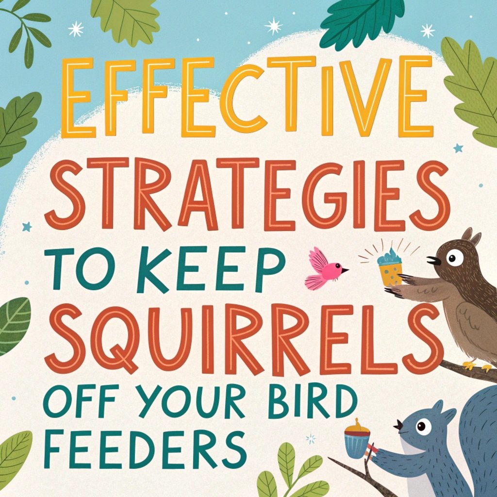 Effective Strategies to Keep Squirrels Off Your Bird Feeders: Proven Methods for a Peaceful Backyard Oasis