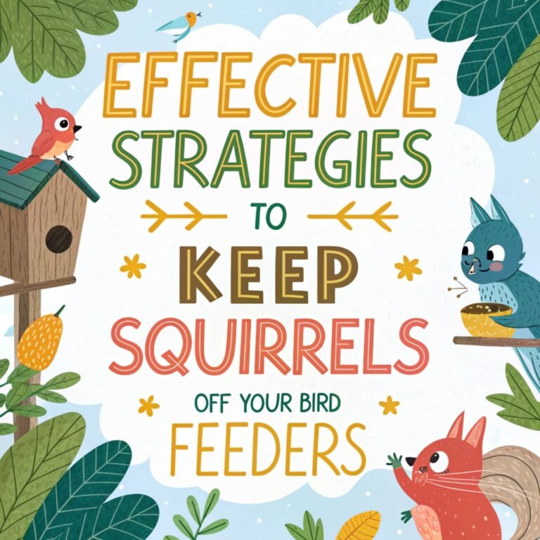 Effective Strategies to Keep Squirrels Off Your Bird Feeders: Proven Methods for a Peaceful Backyard Oasis