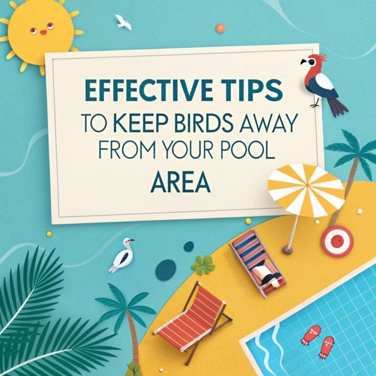 Effective Tips to Keep Birds Away from Your Pool Area: A Comprehensive Guide