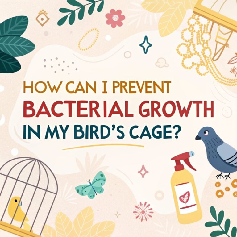 How Can I Prevent Bacterial Growth In My Bird’s Cage? Essential Tips for a Clean and Healthy Avian Environment