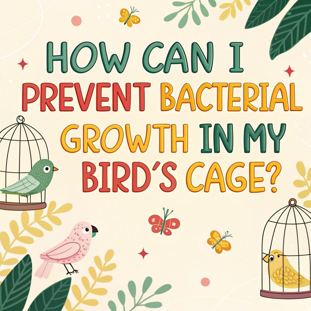 How Can I Prevent Bacterial Growth In My Bird's Cage? Essential Tips for a Clean and Healthy Avian Environment