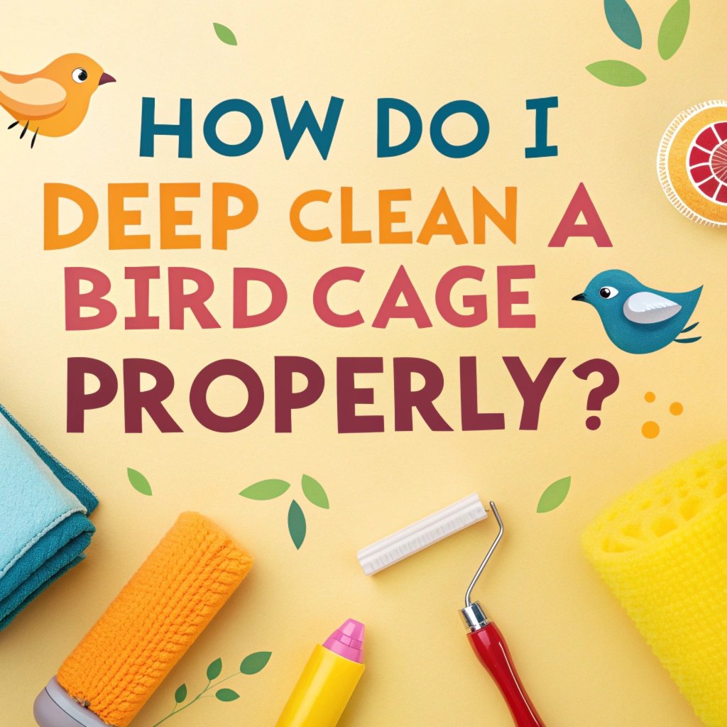 How Do I Deep Clean A Bird Cage Properly? - Healthy and Happy Pet