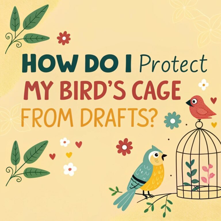 Image showcasing How Do I Protect My Bird's Cage From Drafts? Essential Tips for Keeping ...