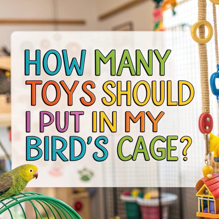 How Many Toys Should I Put In My Bird’s Cage? A Comprehensive Guide