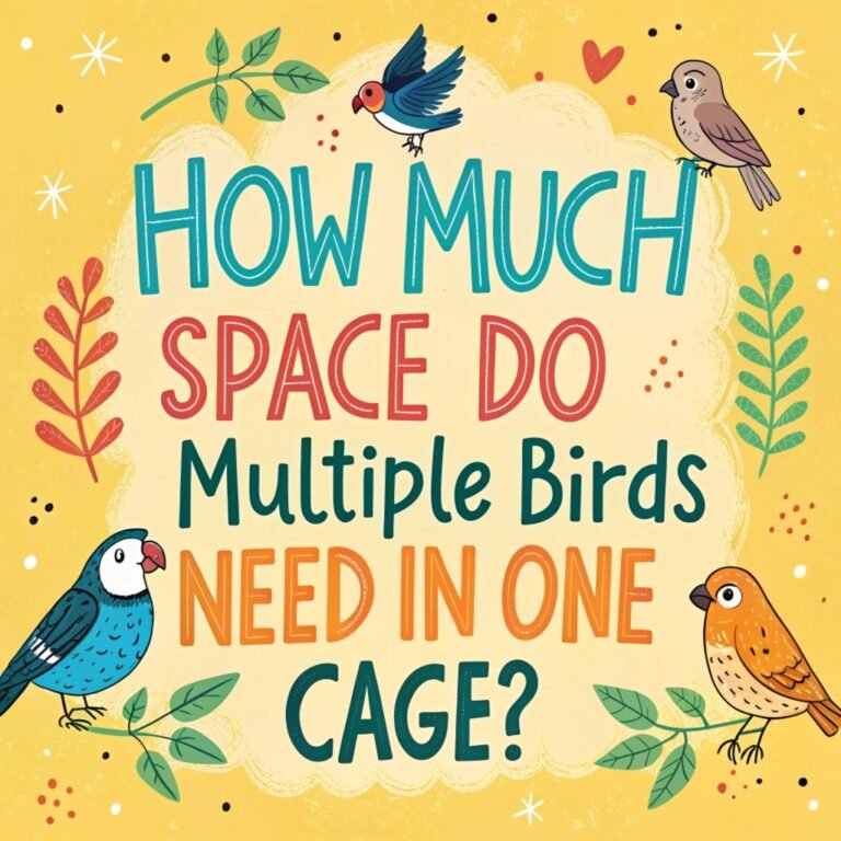 How Much Space Do Multiple Birds Need In One Cage? – Optimal Health and Happiness