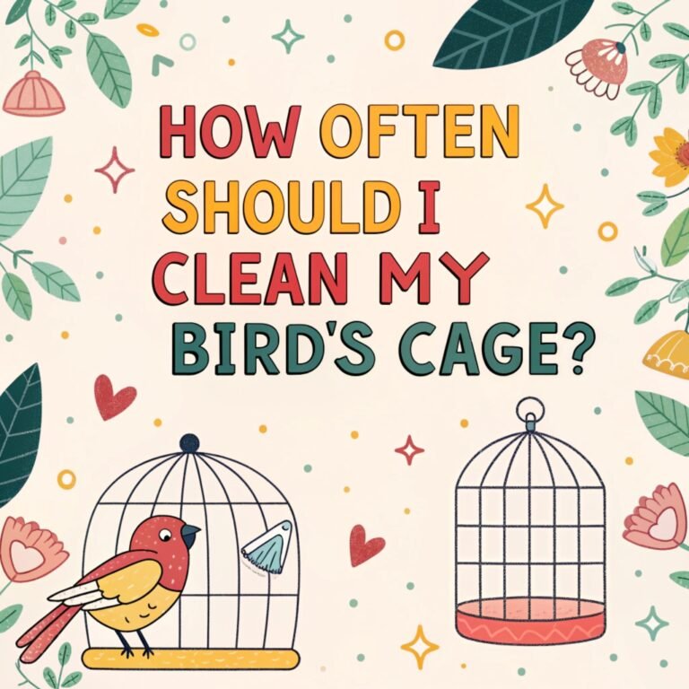 How Often Should I Clean My Bird’s Cage? A Comprehensive Guide