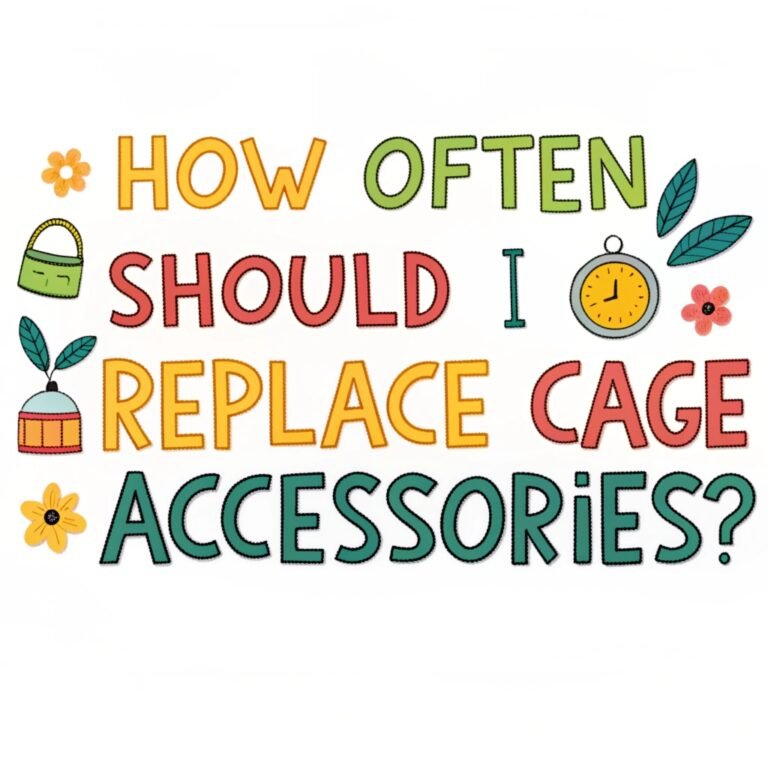 How Often Should I Replace Cage Accessories? A Comprehensive Guide