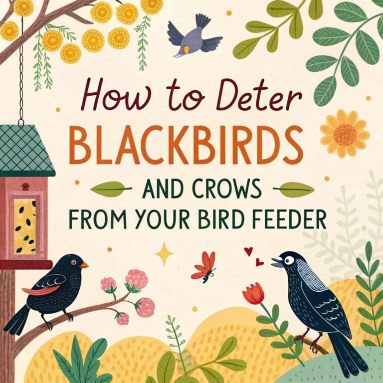 How to Deter Blackbirds and Crows from Your Bird Feeder – Protect Your Backyard Birds