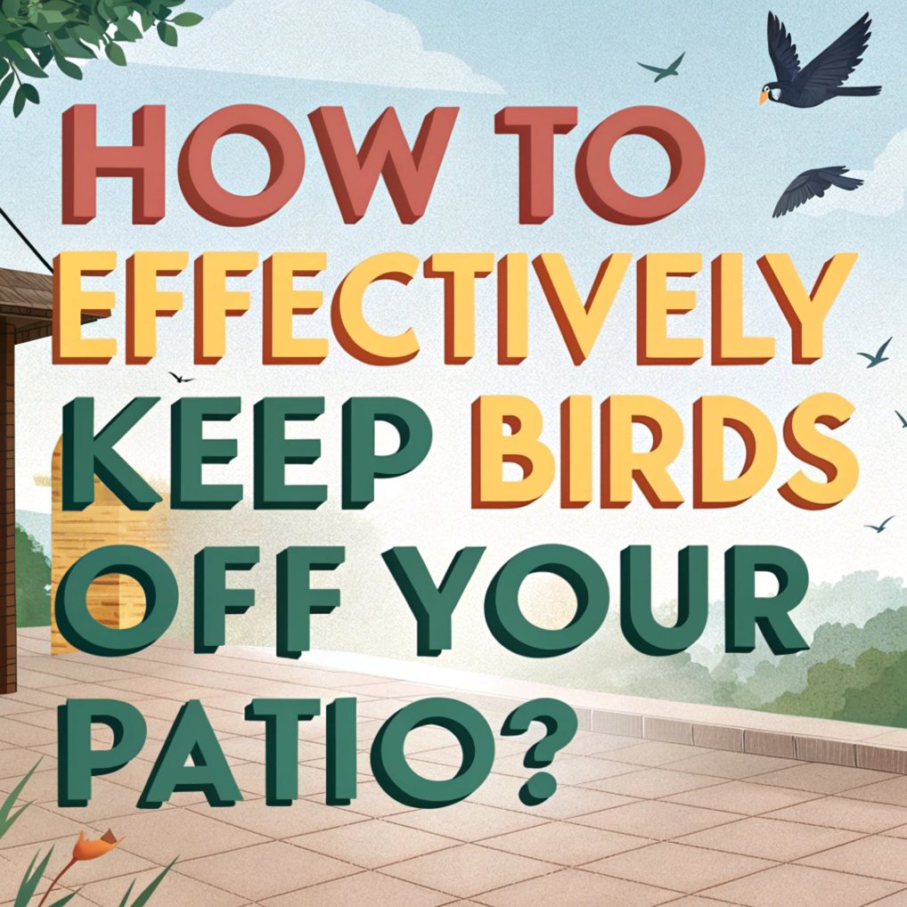 How to Effectively Keep Birds Off Your Patio? - Reclaiming Your Outdoor Space