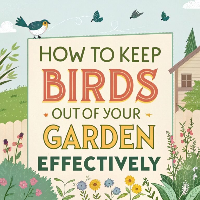 How to Keep Birds Out of Your Garden Effectively: Proven Tips and Tricks