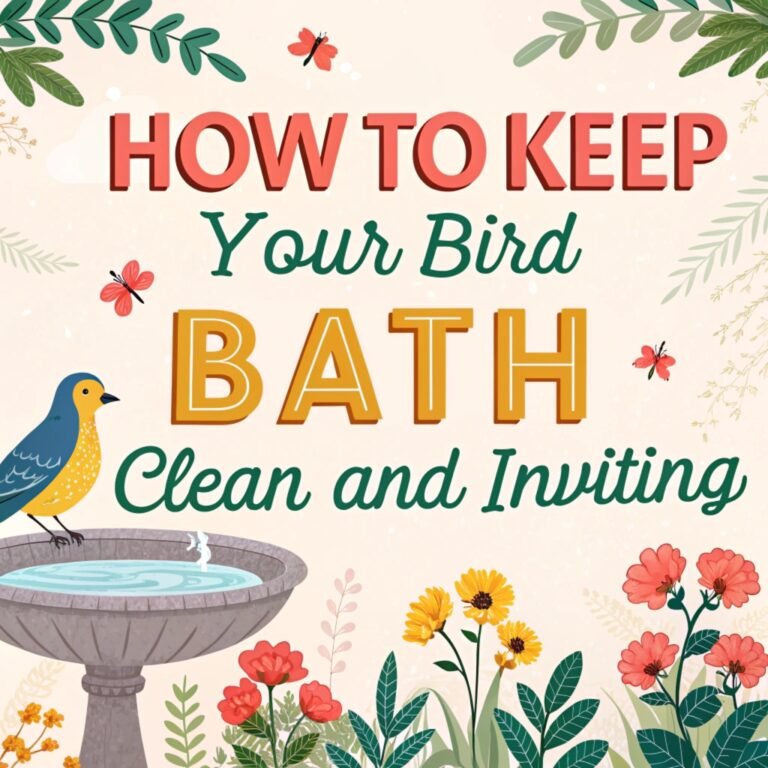 How to Keep Your Bird Bath Clean and Inviting: Essential Tips for a Thriving Backyard Oasis