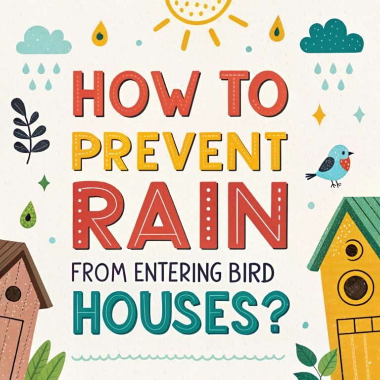 How to Prevent Rain from Entering Bird Houses? – A Comprehensive Guide