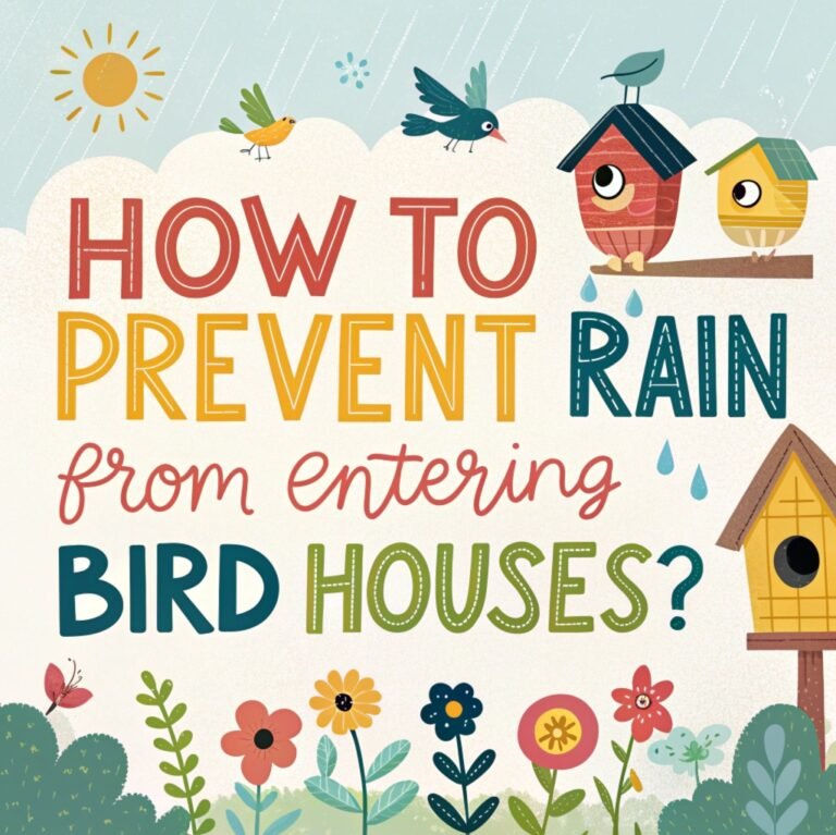 View of How to Prevent Rain from Entering Bird Houses? - A Comprehensive Guide