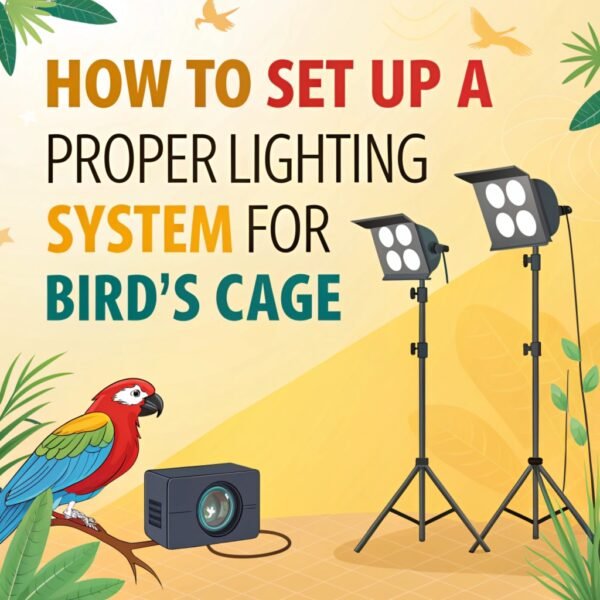 How To Set Up A Proper Lighting System For Bird's Cage? - Enhancing ... - Bird Cage System With Integrated Lighting