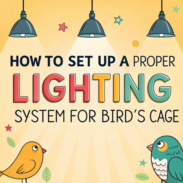 How To Set Up A Proper Lighting System For Bird’s Cage? – Enhancing Avian Health and Happiness