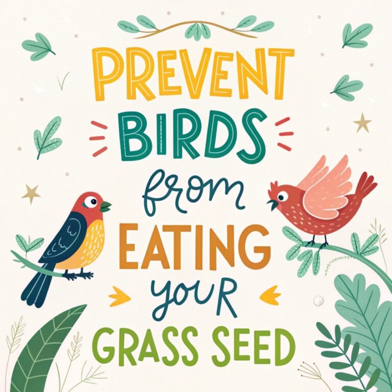 Prevent Bird from Eating Your Grass Seed: Effective Strategies for a Thriving Lawn