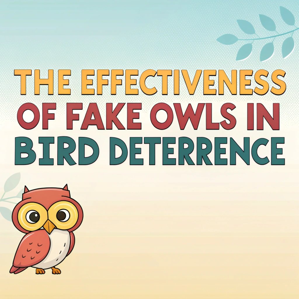 The Effectiveness of Fake Owls in Bird Deterrence - A Perfect Solution