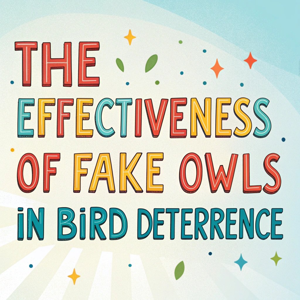 The Effectiveness of Fake Owls in Bird Deterrence - A Perfect Solution