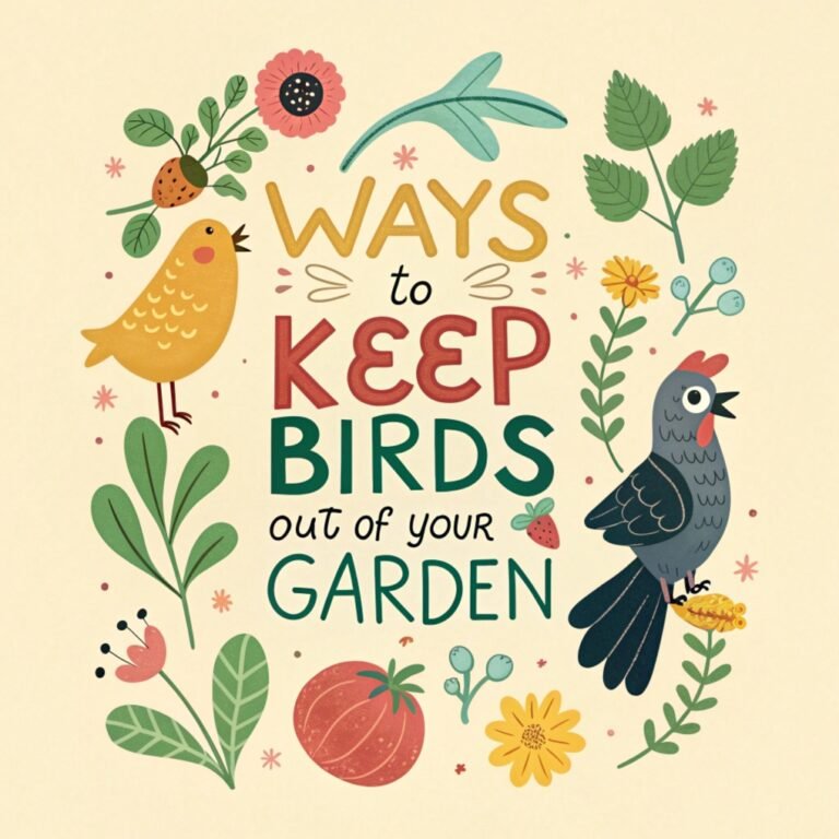 Ways to Keep Birds Out of Your Garden: A Comprehensive Guide