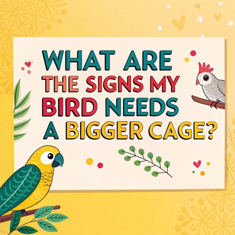 What Are The Signs My Bird Needs A Bigger Cage? Comprehensive Guide To Space Requirements