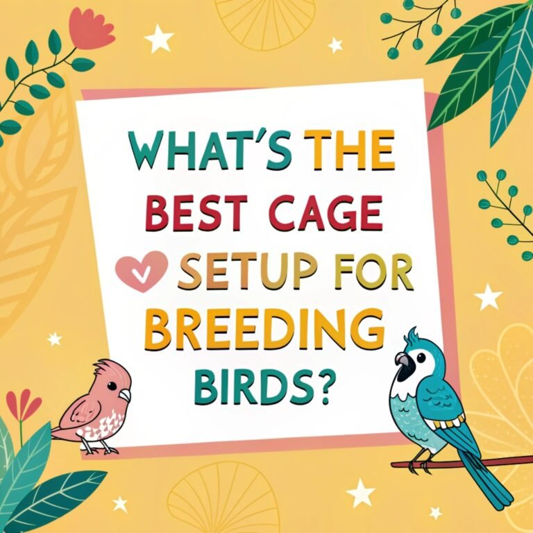 What’s The Best Cage Setup For Breeding Birds? – Essential Tips and Techniques