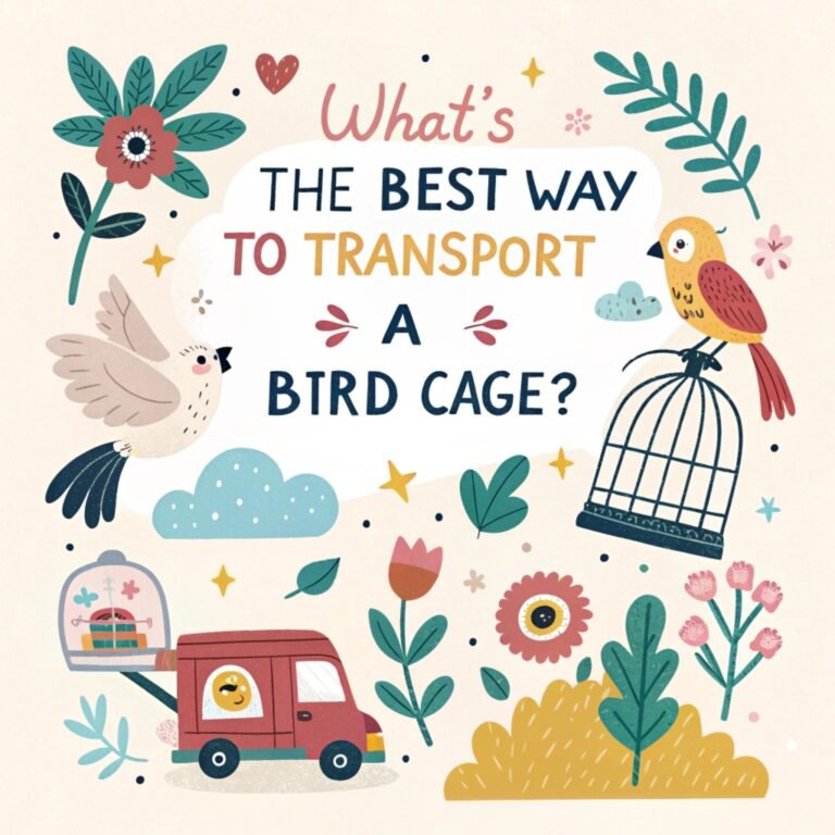 What’s The Best Way To Transport A Bird Cage? – Expert Tips, Methods