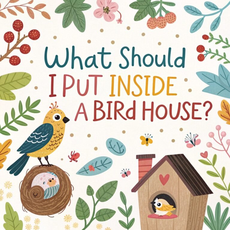 What Should I Put Inside A Bird House? – Optimal Nesting Success