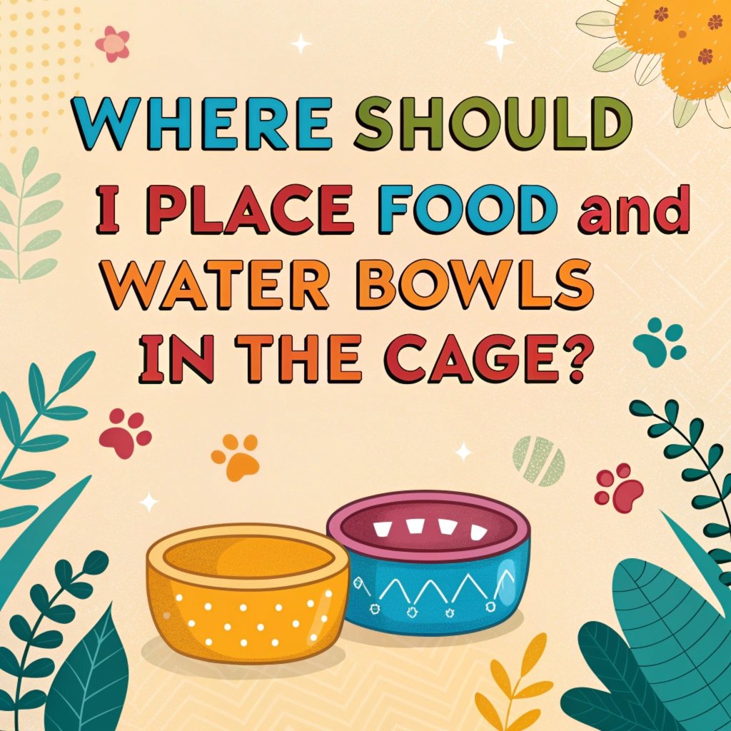 Where Should I Place Food And Water Bowls In The Cage? Tips for Optimal Placement for Your Pet's Comfort and Health