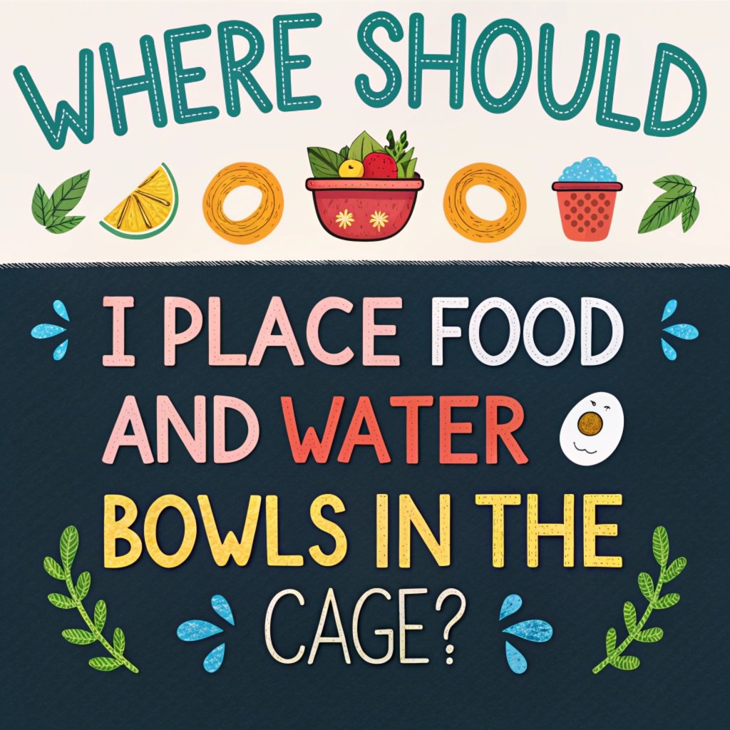 Where Should I Place Food And Water Bowls In The Cage? Tips for Optimal Placement for Your Pet's Comfort and Health