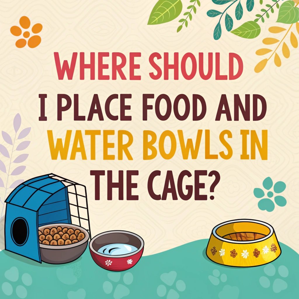 Where Should I Place Food And Water Bowls In The Cage? Tips for Optimal Placement for Your Pet's Comfort and Health