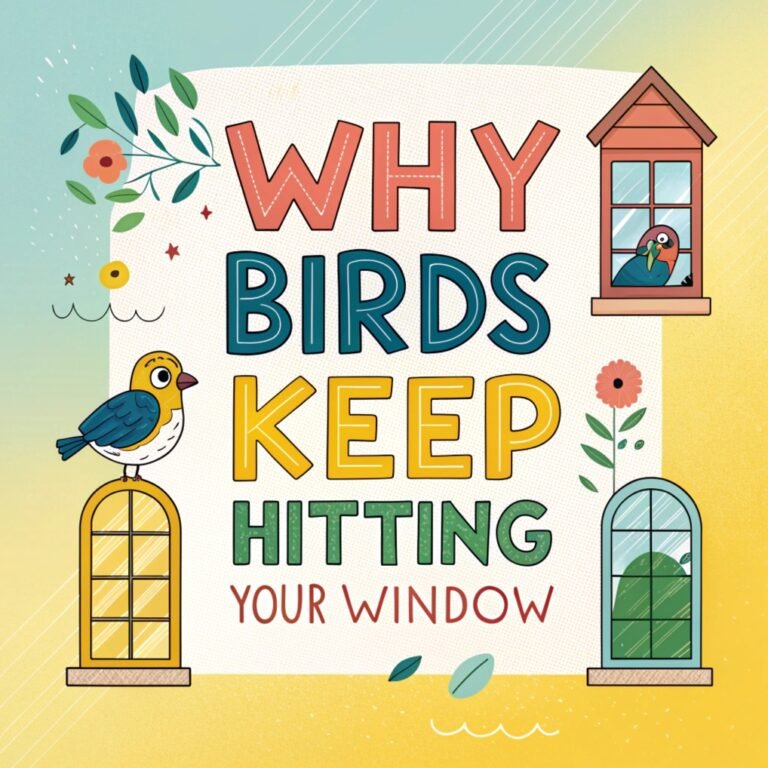 Why Birds Keep Hitting Your Window: Preventing Avian Collisions