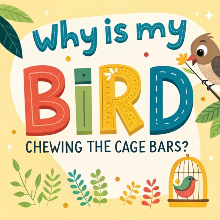 Why Is My Bird Chewing The Cage Bars? – A Comprehensive Guide