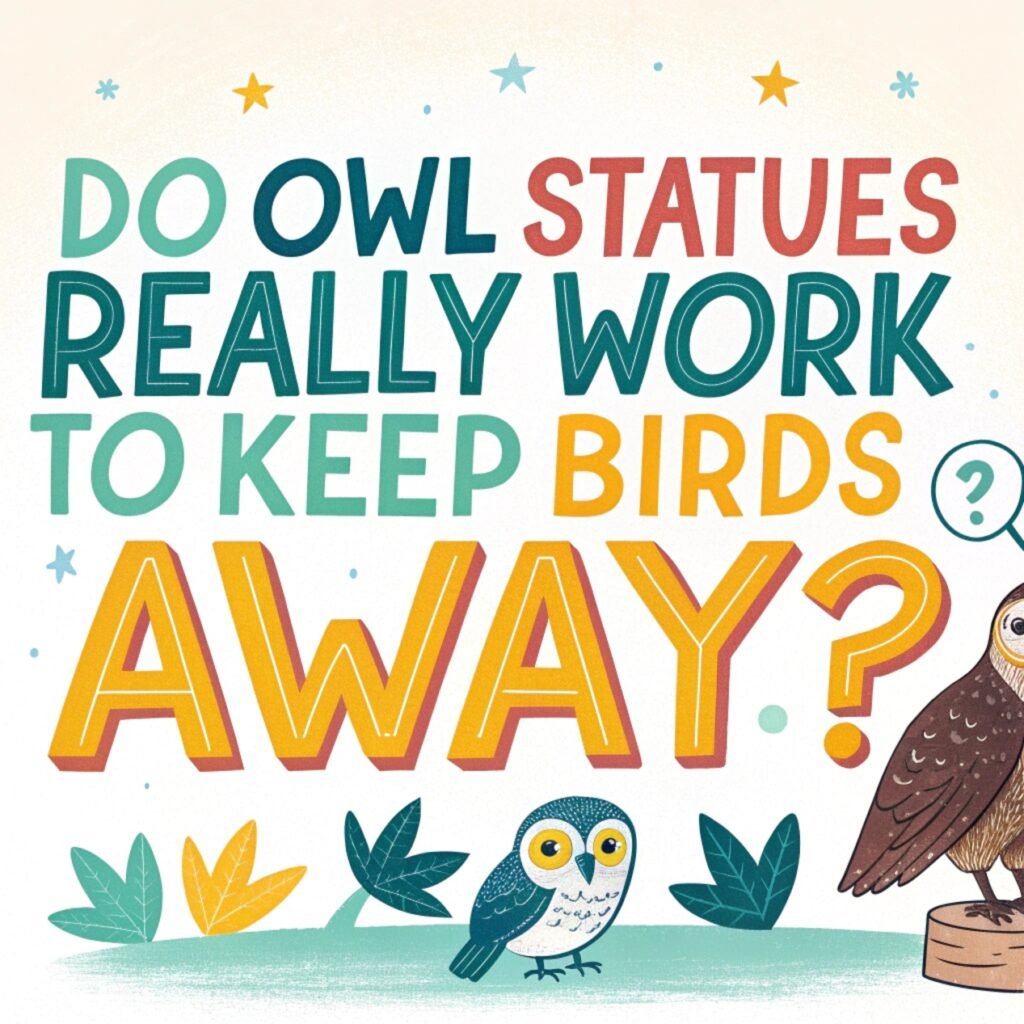 Do Owl Statues Really Work to Keep Birds Away? Effectiveness of Decoy Predators