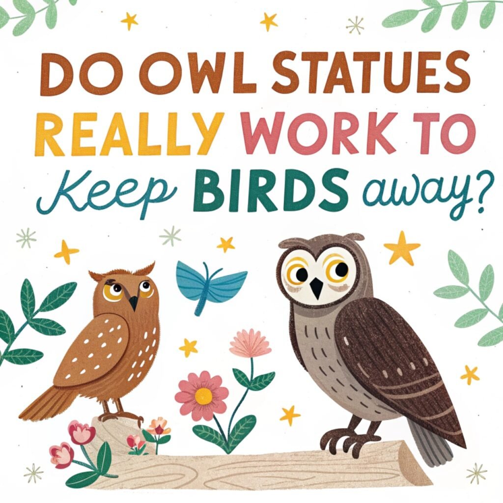 Do Owl Statues Really Work to Keep Birds Away? Effectiveness of Decoy Predators