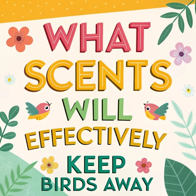 What Scents Will Effectively Keep Birds Away: Natural Bird Repellents for Your Garden