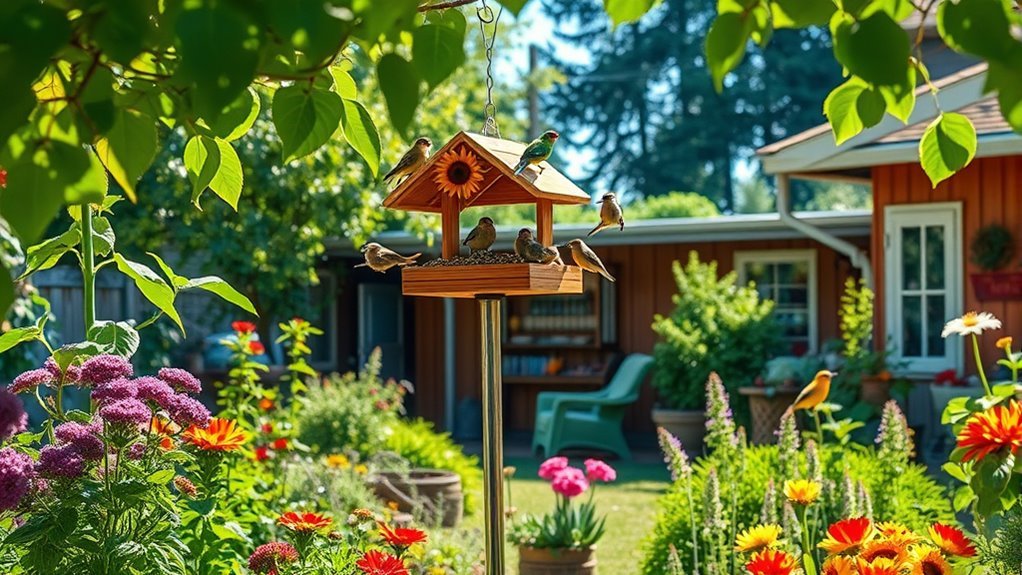 Backyard Bird Shop in Beaverton, Oregon 3 attracting local bird species